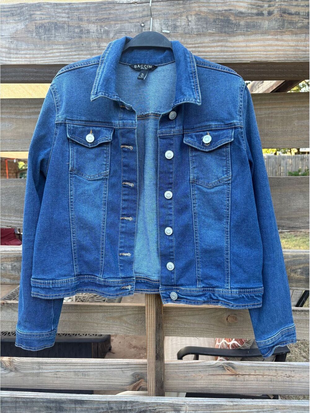 Baccini Denim Jacket Size PL